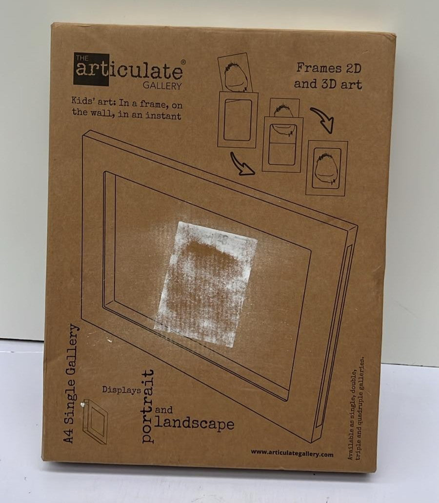 Articulate Gallery - A4 Kids Art Frames - A4 Single Frame - Single Display