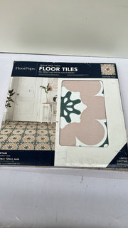 FloorPops 12-in by 12-in Pink Daphne Vinyl Peel & Stick Floor Tiles (10 Tiles)