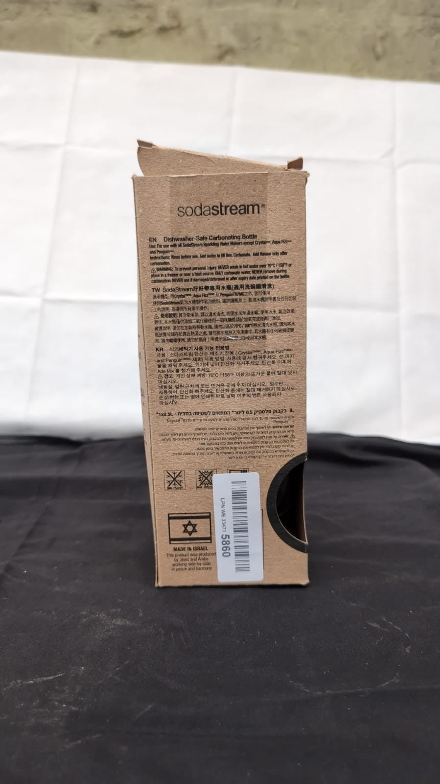 SodaStream My Only Bottle 500 ml Reusable Water Bottle(  bottle scuffed)