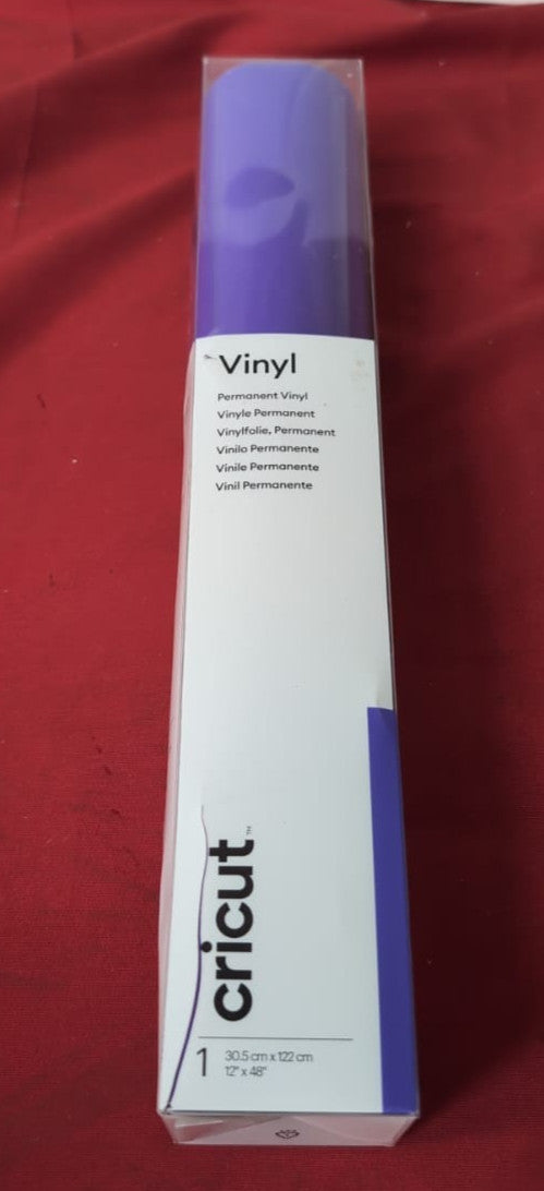 Cricut Premium Vinyl – Permanent  Purple (packaging damaged)