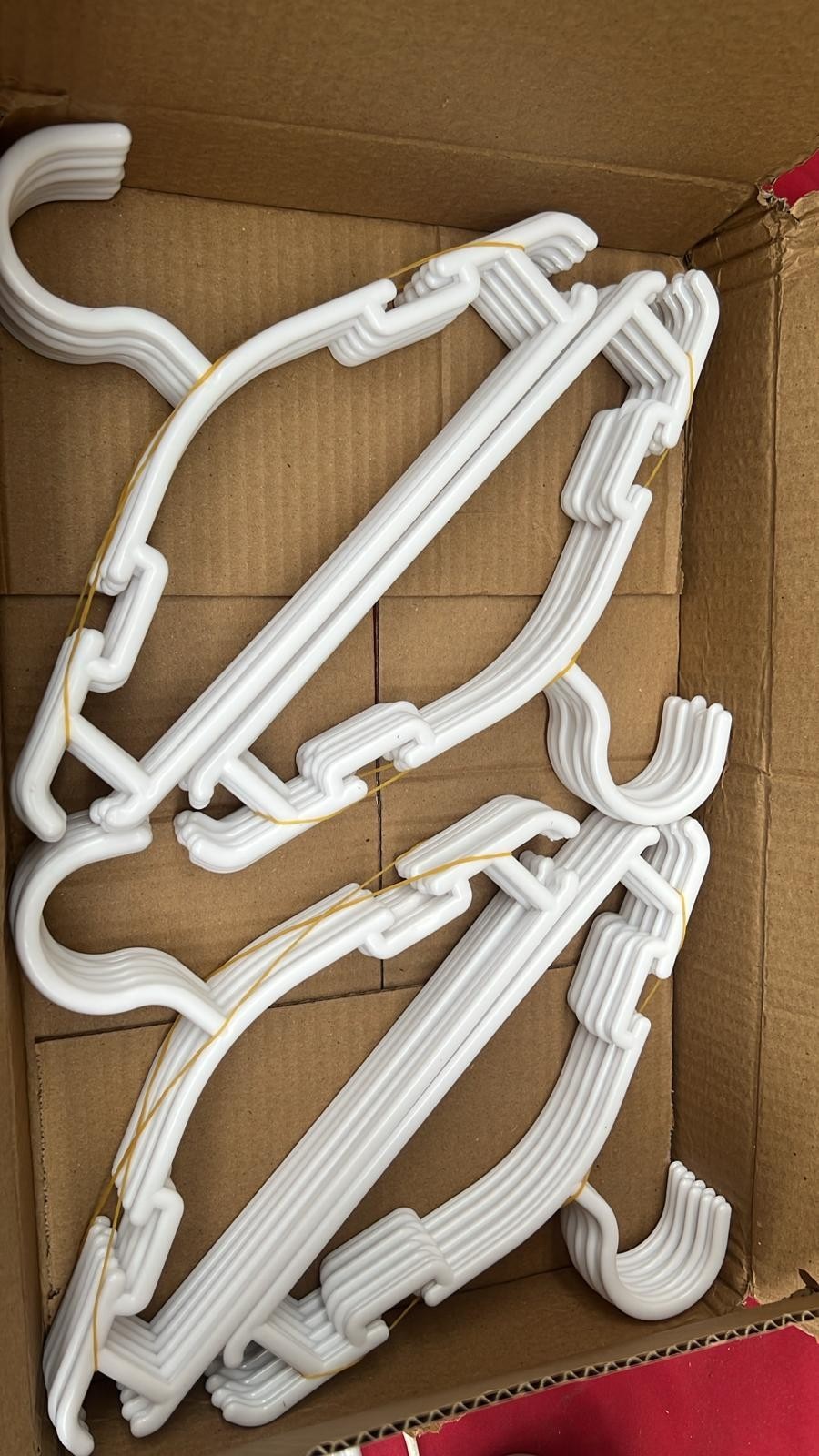 Kids Clothes, Baby Clothes Hangers White Plastic Toddler Clothes Hangers (40PCS)