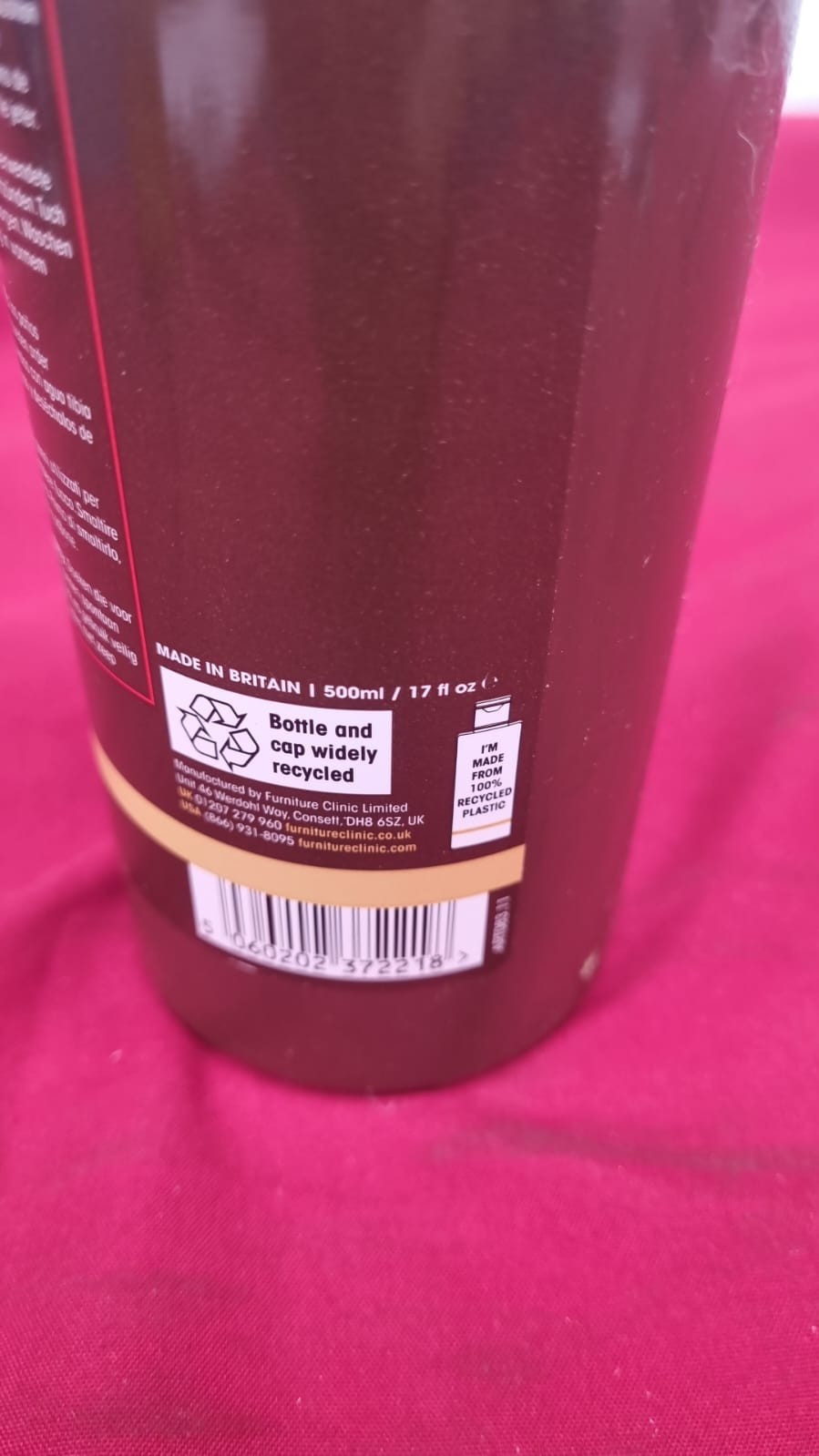 Pure Tung Oil by Furniture Clinic - 500ml - Nourishes, Protects, and Enhances