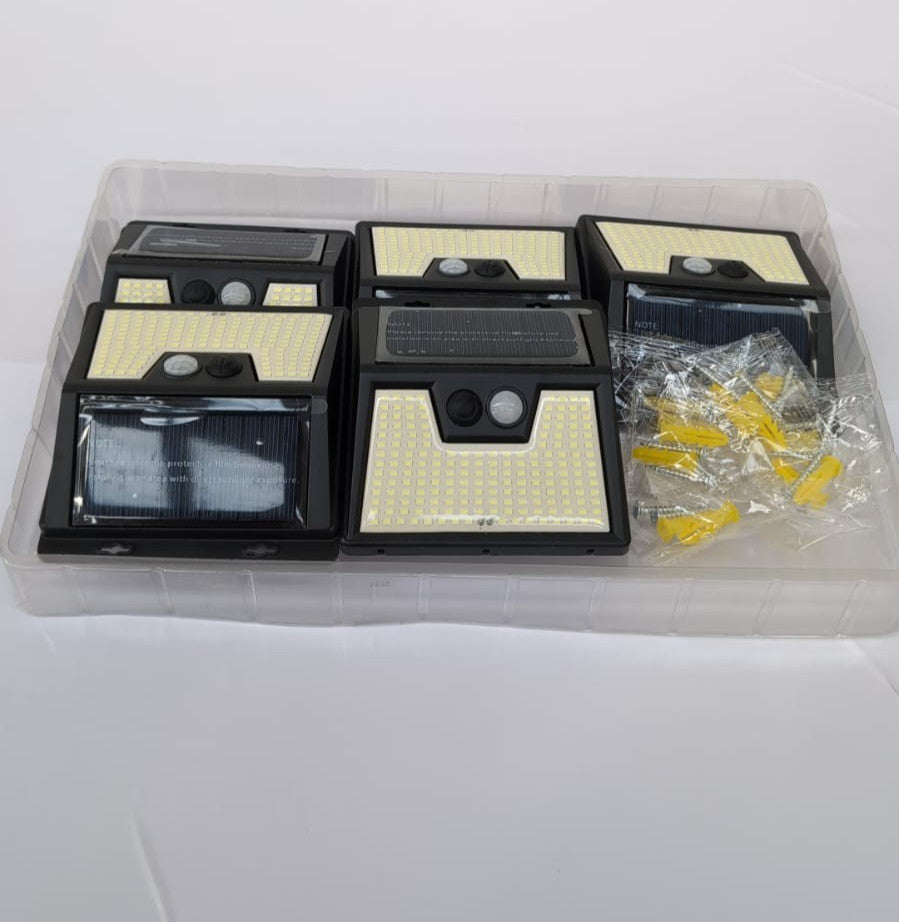 LOTMOS 5Pack Solar Lights Outdoor Sensor Ultra Bright (packaging damaged)