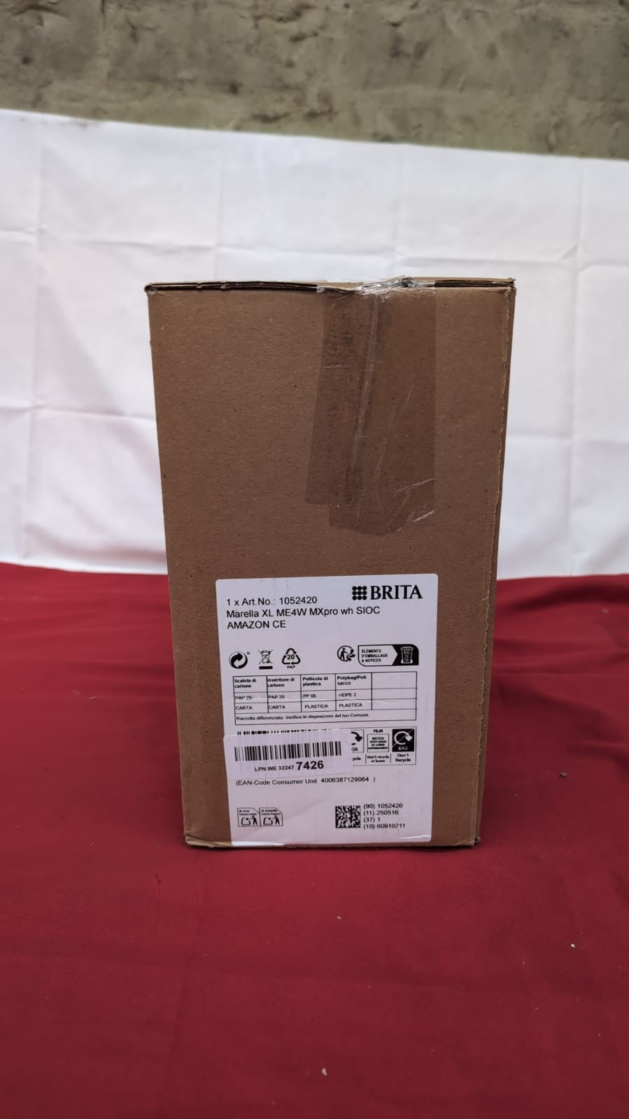 BRITA Marella XL Water Filter Jug White (3.5L) incl. 1x MAXTRA PRO (BOX DAMAGED)