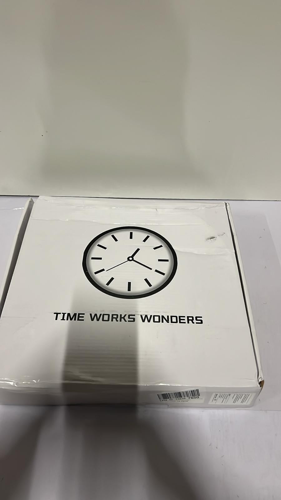 Wall Clock  Modern Wall Clocks Battery Operated (BOX DAMAGED)