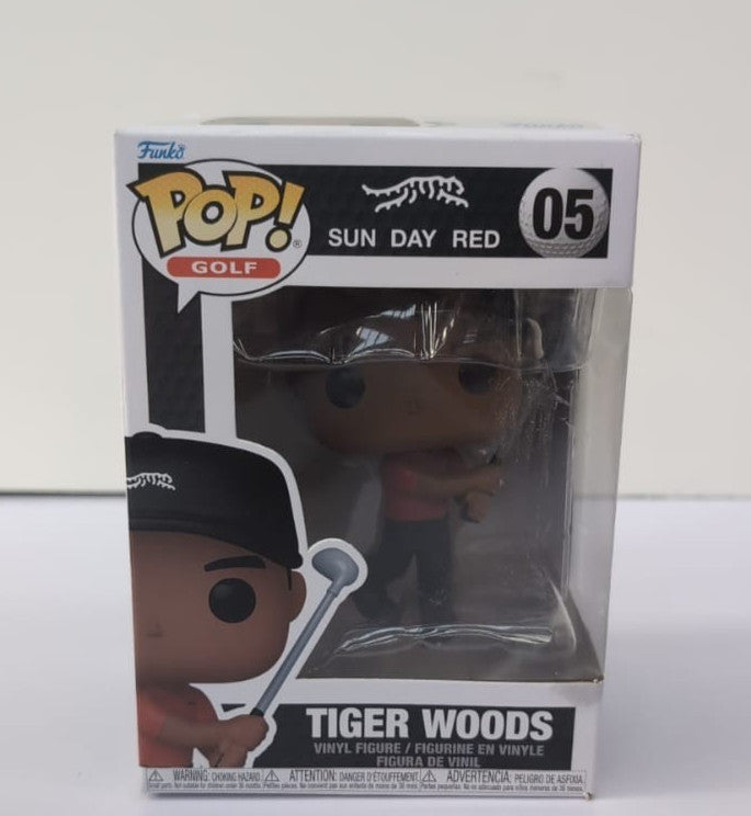 Funko POP! Golf: Tiger Woods  (Swing) Collectable Vinyl Figure (box scuffed)