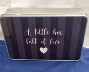 Lunar Shadow a little box full of love Gift StorageTin (LID DAMAGED)