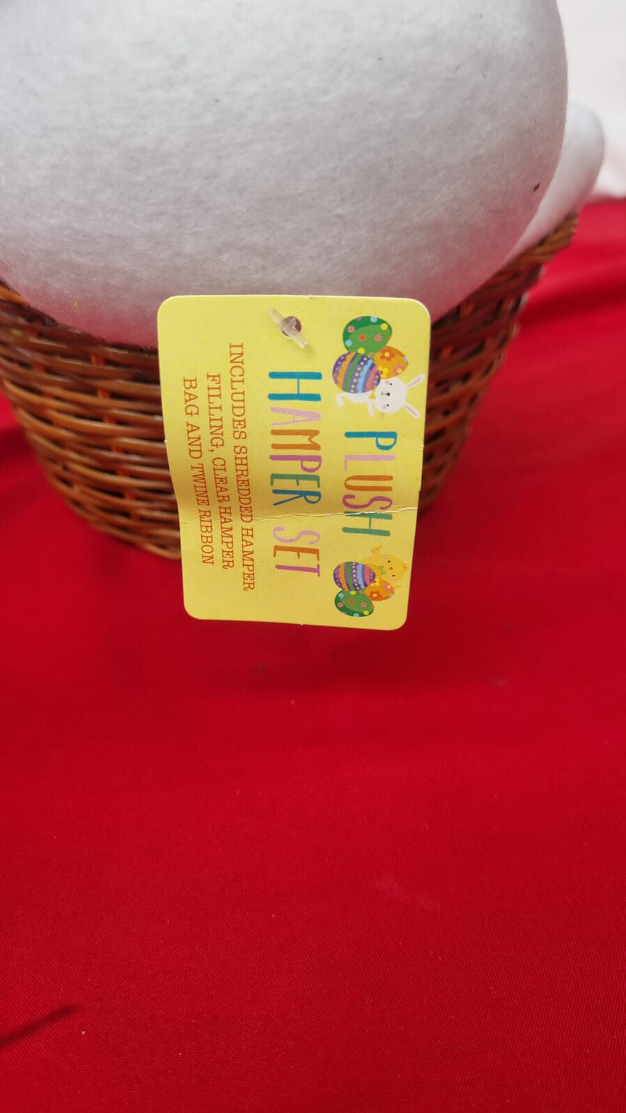 Plush Easter Bunny Hamper Basket Set Create Your Own Gift Box Present Egg