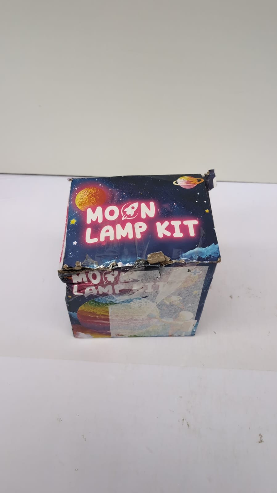 Arts and Craft Kits for Kids Age 6+, DIY 3D Moon Lamp Painting Kit(box damaged)
