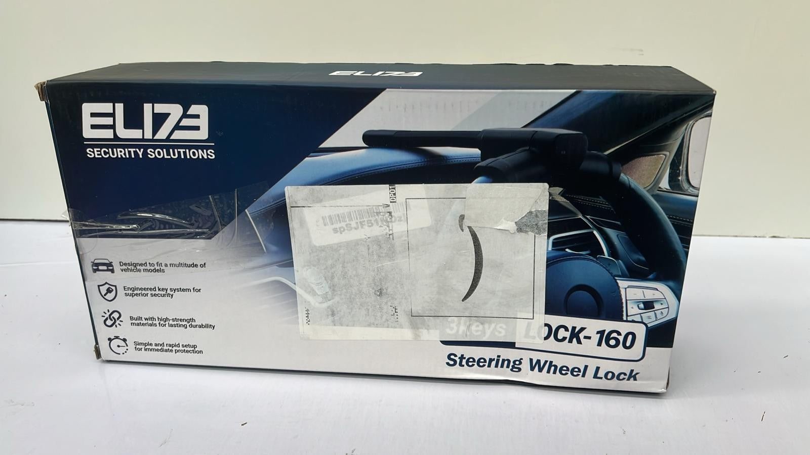 Steering Wheel Lock for Cars & Vans - Car Lock Anti-Theft Device (BOX DAMAGED)