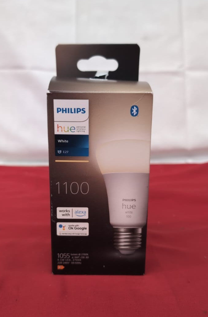 Philips Hue New White Smart Light Bulb 75W ,E27 with  Bluetooth Works with Alexa