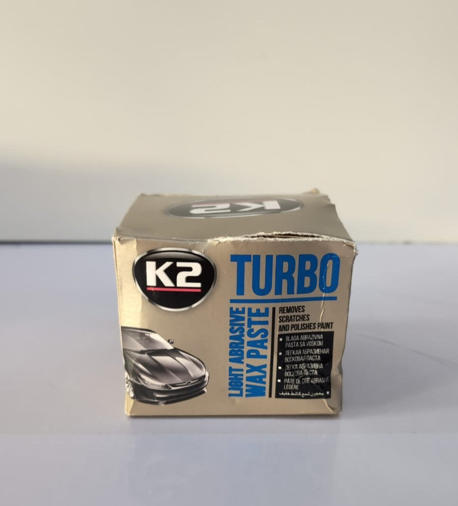 K2 Turbo Tempo Car Polishing Compound with Nano-Tech,250g(Box damaged)