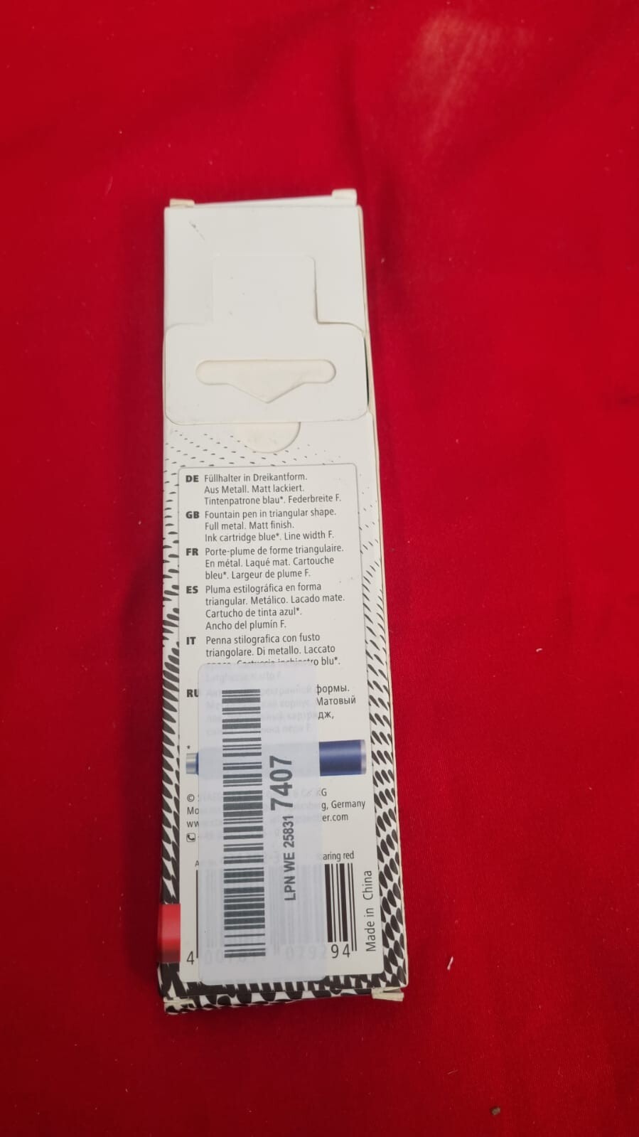 STAEDTLER Triplus 474 M02-3 Fountain Pen 474 M, Roaring Red, Premium Quality