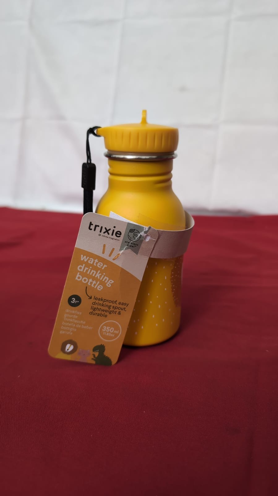 Trixie Drinking Bottle -Mr. Lion  350ml Water Bottle for Kids (packaging torn)