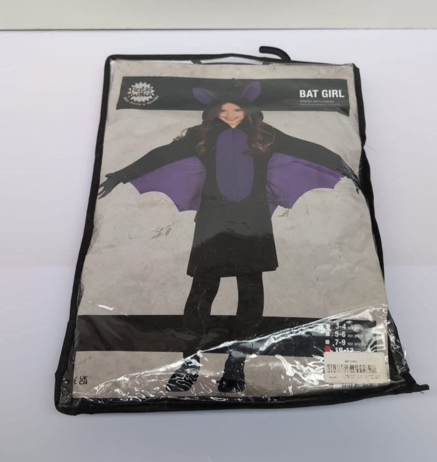 FIESTAS GUIRCA  Little Bat Girl Fancy Dress Costume (packaging damaged)