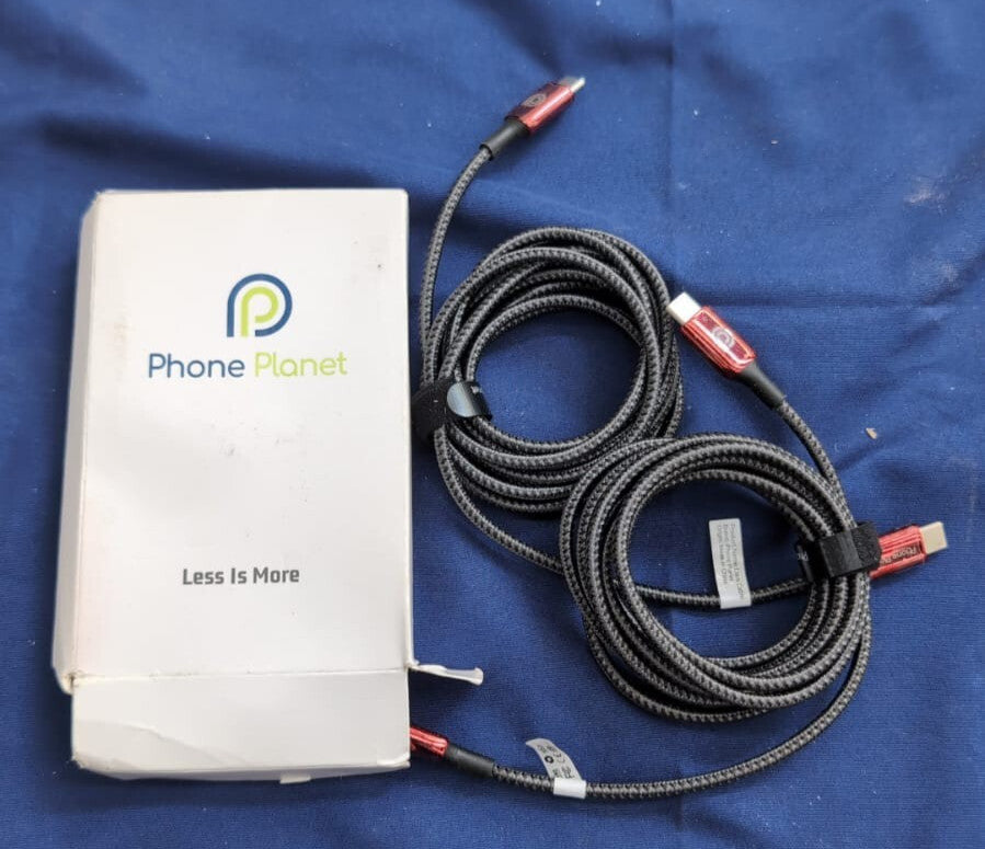 Phone Planet USB C To USB C Charger Cable (2Pack) 60W Type C to Type C