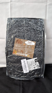 AUAUY 1 PC Black Double Oven Gloves, 250°C/482°F Heat Resistant BBQ Oven Mittens