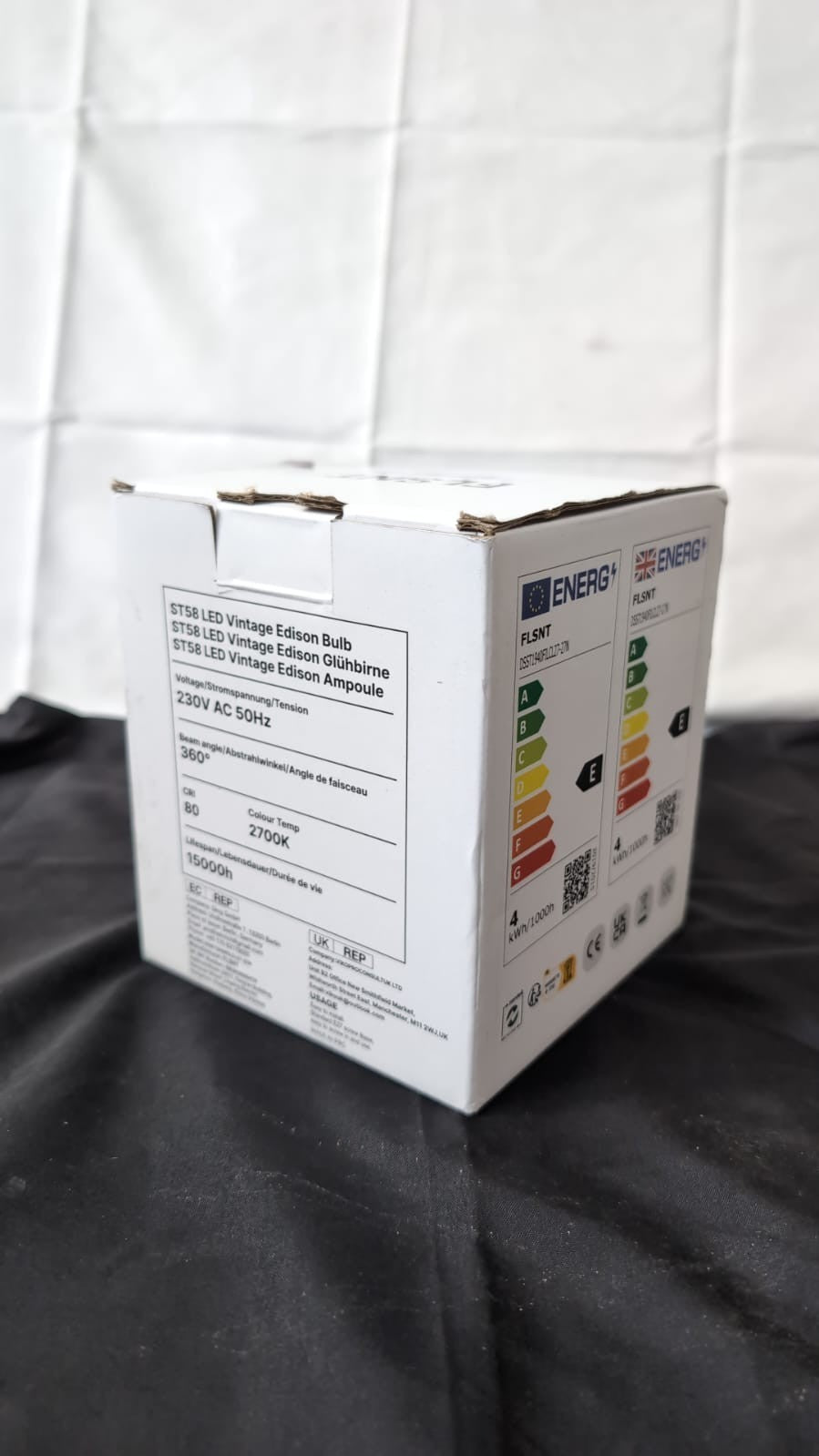 E27 Edison Screw Bulb, E27 Bulb 4W =40W,2700K Warm White Pack of 4