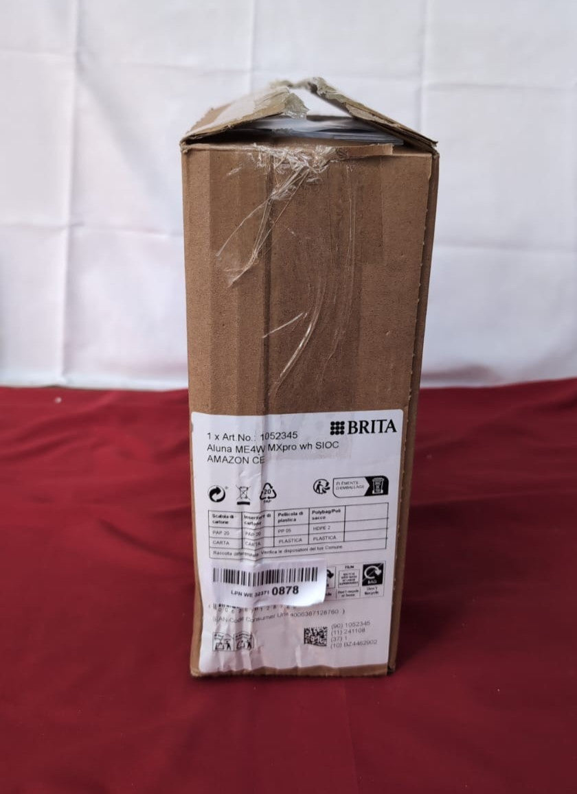 BRITA Aluna Water Filter Jug White 2.4L,fridge-fitting jug  (box damaged)