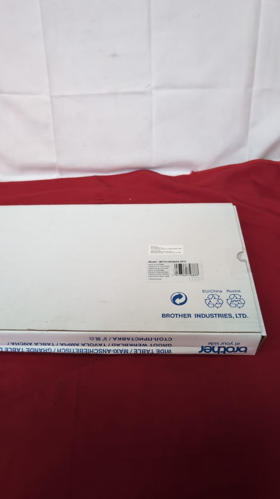 BROTHER WT13 Sewing Machine Accessory, Plastic, White(box damaged)