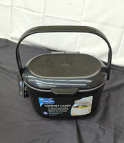 Addis 515630 2.5 Litre Kitchen Compost Caddy, Black/Grey, 2.5L