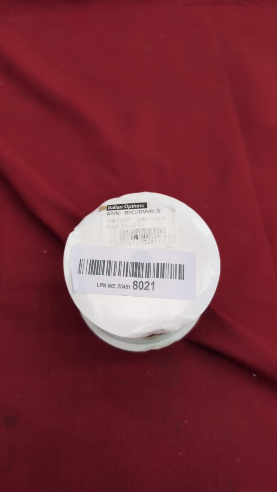 Italian Options Grosgrain Ribbon, 38mm x 10 Metre Roll, Sage Green