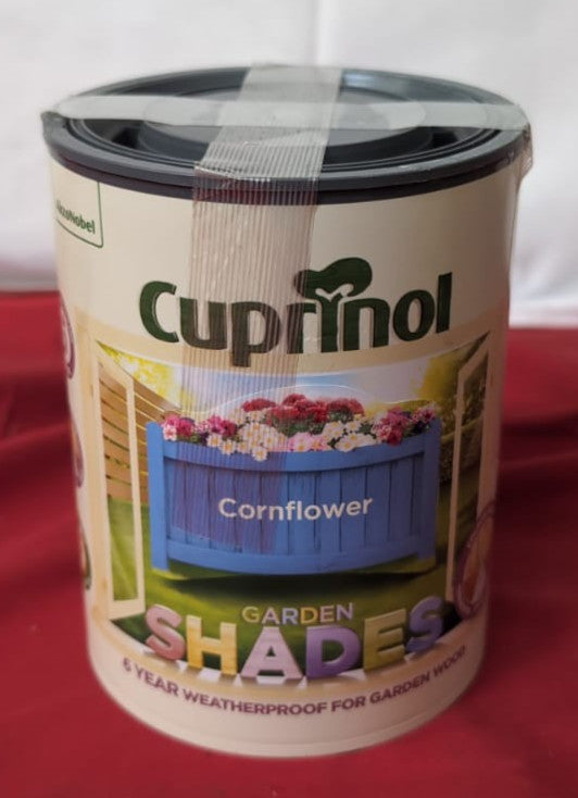 Cuprinol Garden Shades Wood Paint - Cornflower - 1L (packaging damaged)