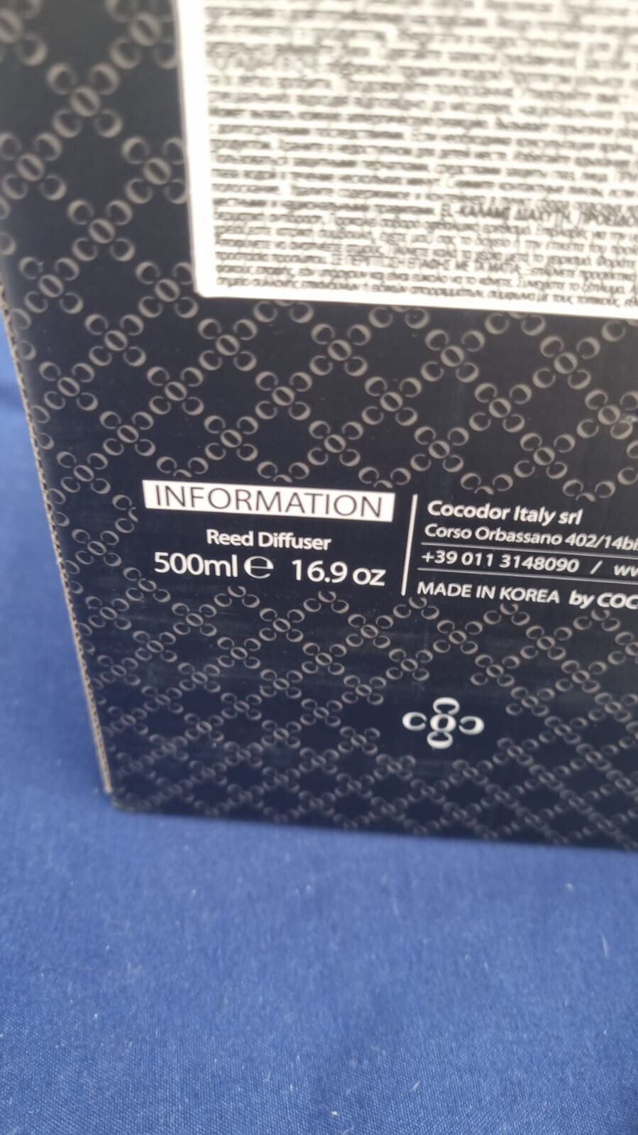 Cocod'or Vanilla & Sandalwood 500ml Fragrance Diffuser