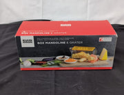 Kuhn Rikon Box Mandoline / Coarse and Fine Grater Stainless Steel 28 x 28 x 1 cm
