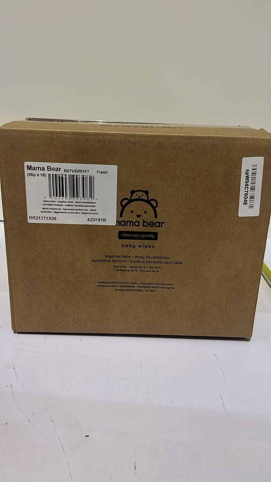 by Amazon Fresh Baby Wipes, 1008 Wipes, 18 Pack of 56