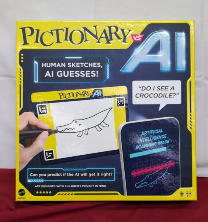 Pictionary Vs. AI Family Game for Kids and Adults and Night (missing one pen)