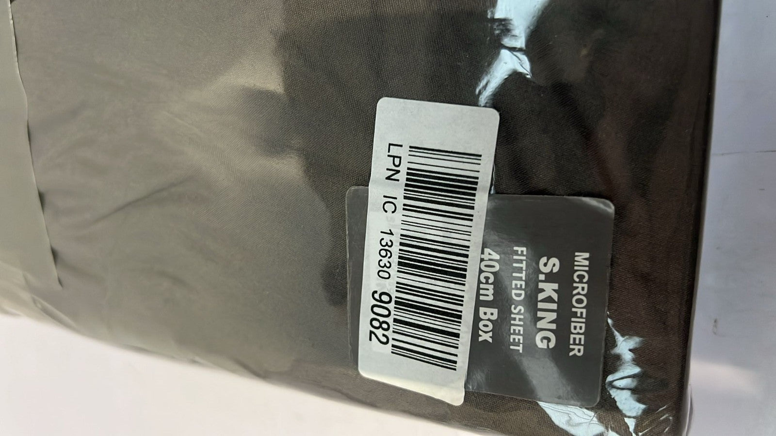 Bedding Fitted Sheet 40 Cm Box,Microfiber Breathable (Black, Super King)