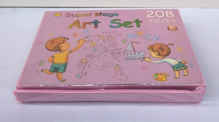 Drawing Kit 208PCS Deluxe Colouring Art Set