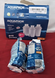 AQUAPHOR B15 Universal Replacement Water Filter (packaging damaged 2 pack only)