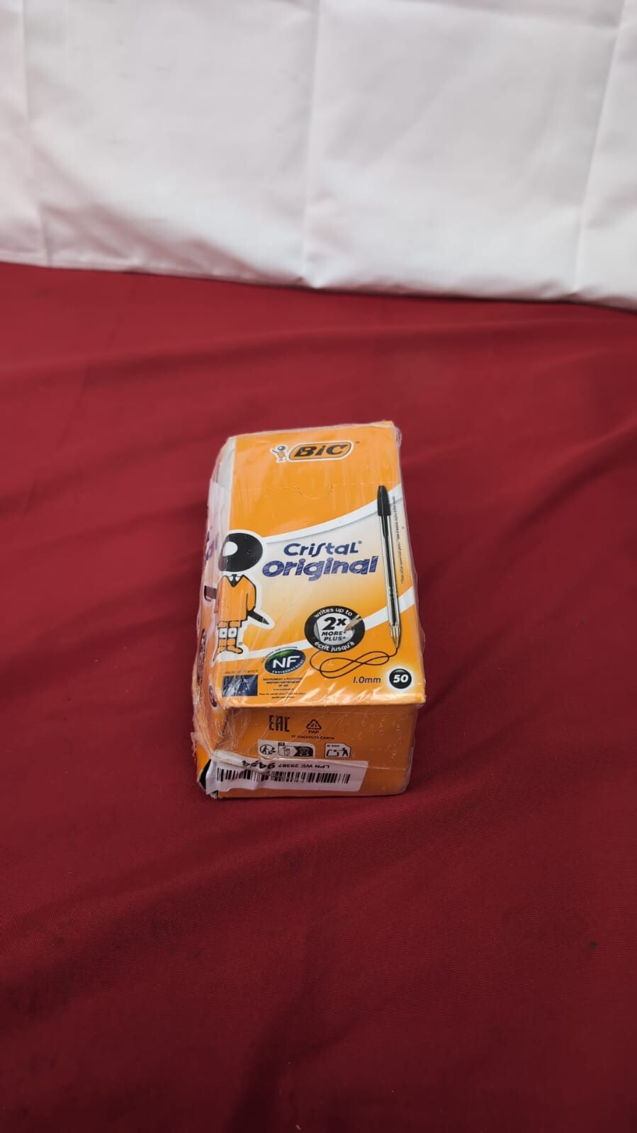 BIC Cristal Original Smudge Free Ballpoint Pens, Ideal (packaging damaged)