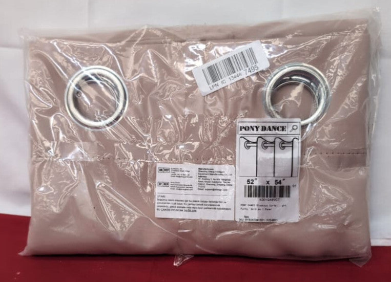PONY DANCE Wide Long Eyelet Blackout Curtain and Thermal (packaging damaged)