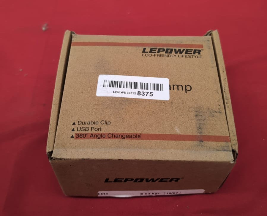 lepower Lamp & Desk Lamp, LED Flexible Light, Adjustable Neck & Clamp