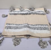 Cream Boho Throw Pillow Case, Decorative  (2 PACK - 45 X 45 cm)