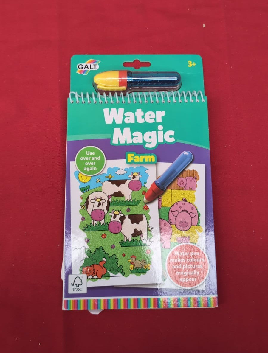 Galt Toys, Water Magic - Farm, Colouring Books for Children, Ages 3 Years Plus