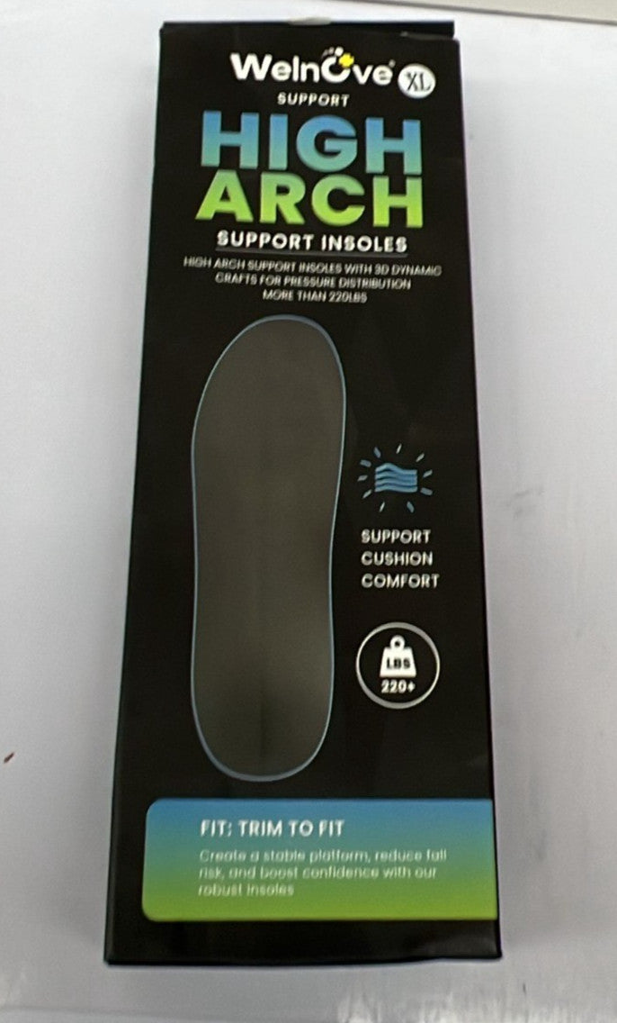 Welnove Relief Insoles - High Arch Support XL