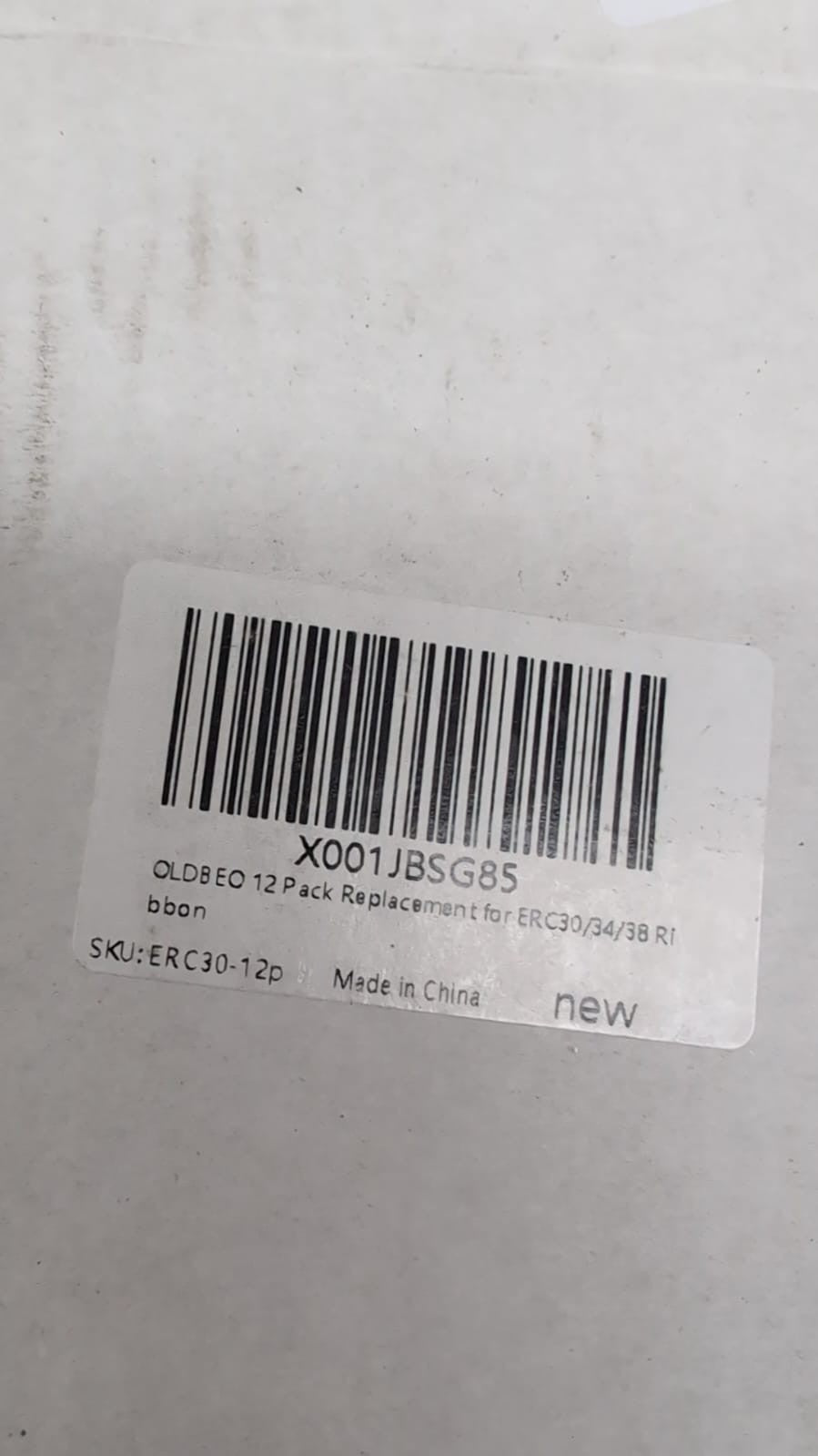 12-Pack Black and Red ERC30/34/38 Ribbon (BOX DAMAGED)