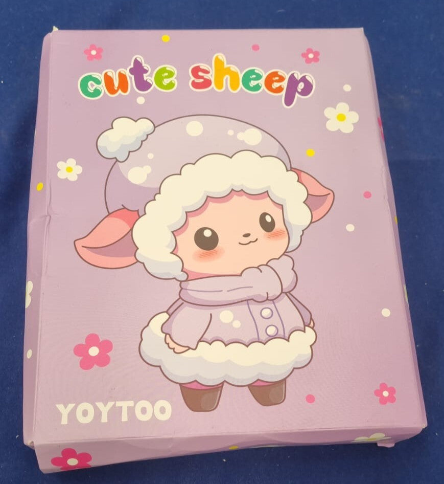 Pinkgarden Sheep Diary for Girls with Lock and Keys Plush Notebook (box damaged)