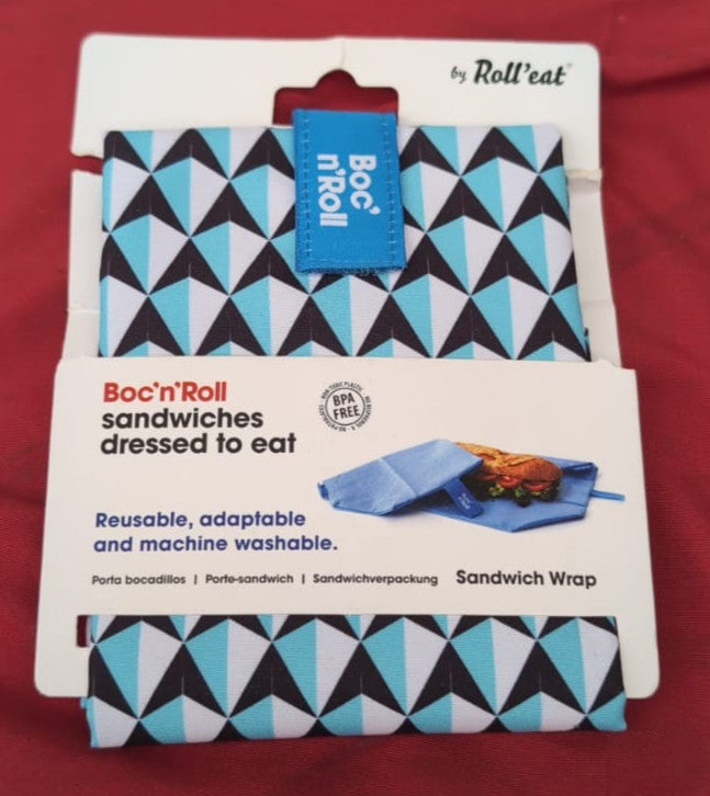 Roll'eat ® Reusable Sandwich Bag Container Eco Friendly Food (packaging damaged)