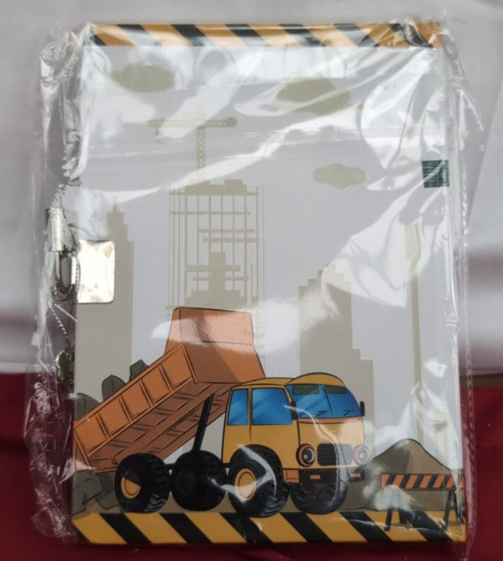 WERNNSAI Truck Journal for Boys - Luminous Notebook Gift for Kids School Travel