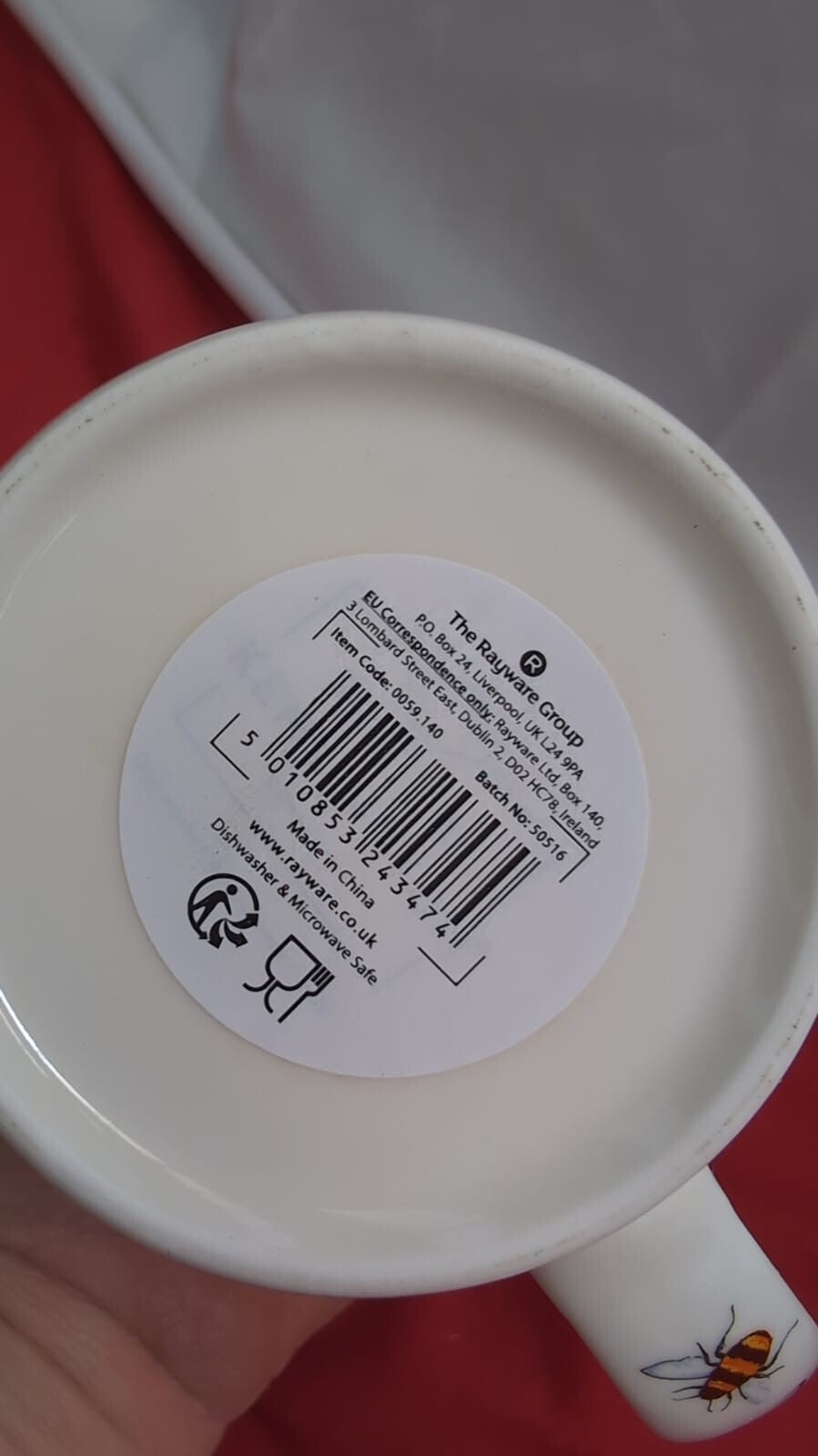 Price and Kensington Honey Bee Fine China Assorted Design Mug