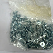 Furniture Connector Bolts, Zinc, M6 x 12 mm, Set of 100 Pieces