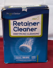 Project Better RetainerCleaner Deep Microcleansing 150tablet (packaging damaged)