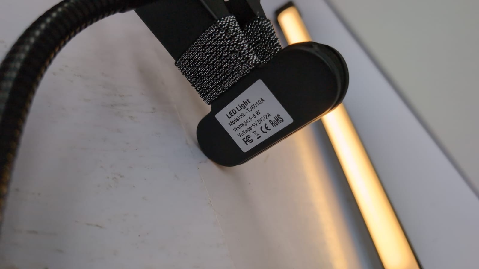 8 W Desk Lamp, Dimmable USB Clamp Lights with 3 Modes (no packaging)