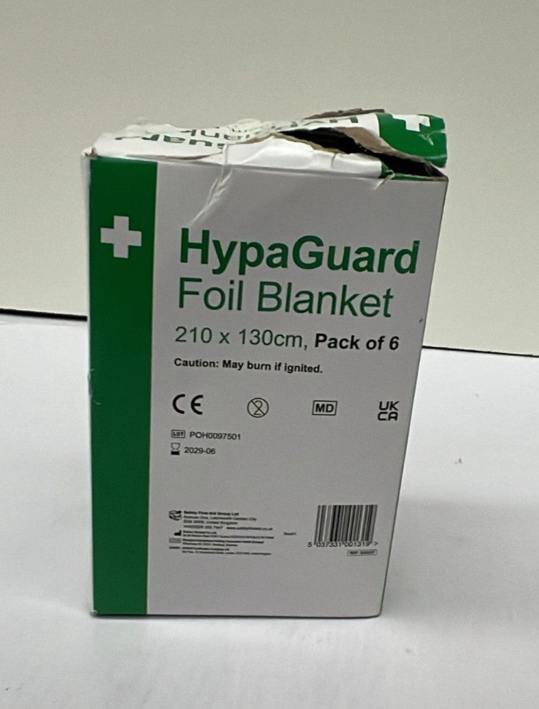Safety First Aid Group HypaGuard  Blanket Pack of 6 (BOX DAMAGED)