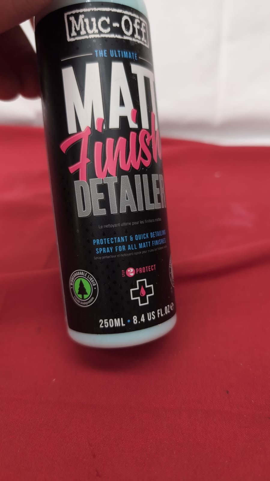 Muc-Off Matt Finish Detailer, 250ml - Premium Bike Protection Spray for MTB